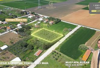BANDIRMA YENİSIĞIRCI MAHALLESİNDE 1930 M2 İÇİNDE ZEYTİNLİK OLAN ARSA 
