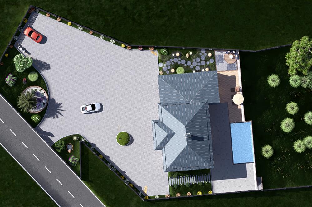 Kocaeli Gebze Ahatlı-5800m2 Arsa İçinde Akıllı Sistem Lüks Villa