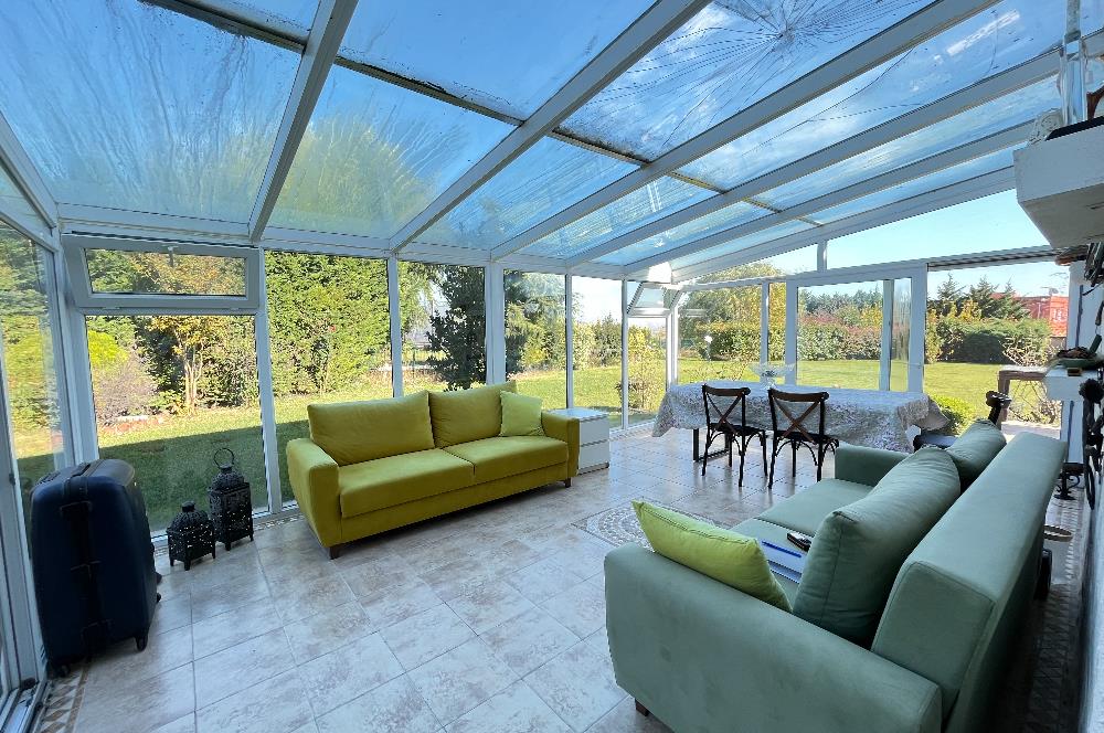 CENTURY 21'DEN 2 DÖNÜM ARAZİ İÇİNDE ŞÖMİNELİ KIŞ BAHÇELİ 4+1