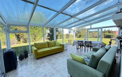 CENTURY 21'DEN 2 DÖNÜM ARAZİ İÇİNDE ŞÖMİNELİ KIŞ BAHÇELİ 4+1