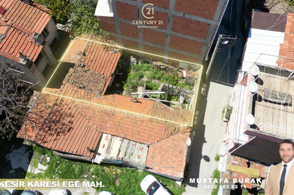 C21 BAL'DAN EGE MAH// ÜÇ KAT İMARLI// 71 M2 TABAN OTURUMLU ARSA