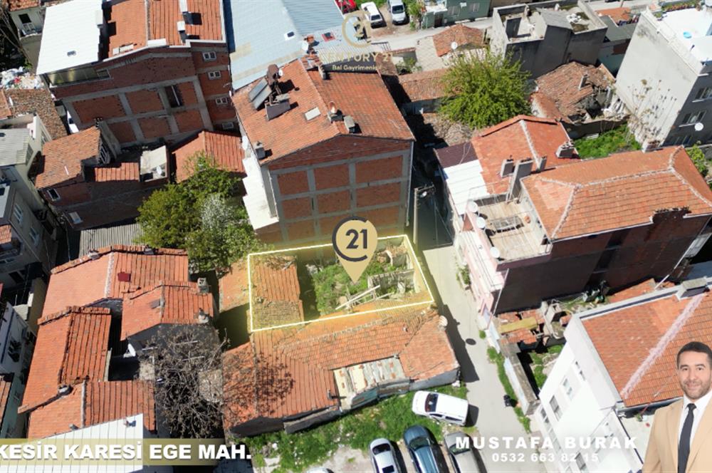 C21 BAL'DAN EGE MAH// ÜÇ KAT İMARLI// 71 M2 TABAN OTURUMLU ARSA