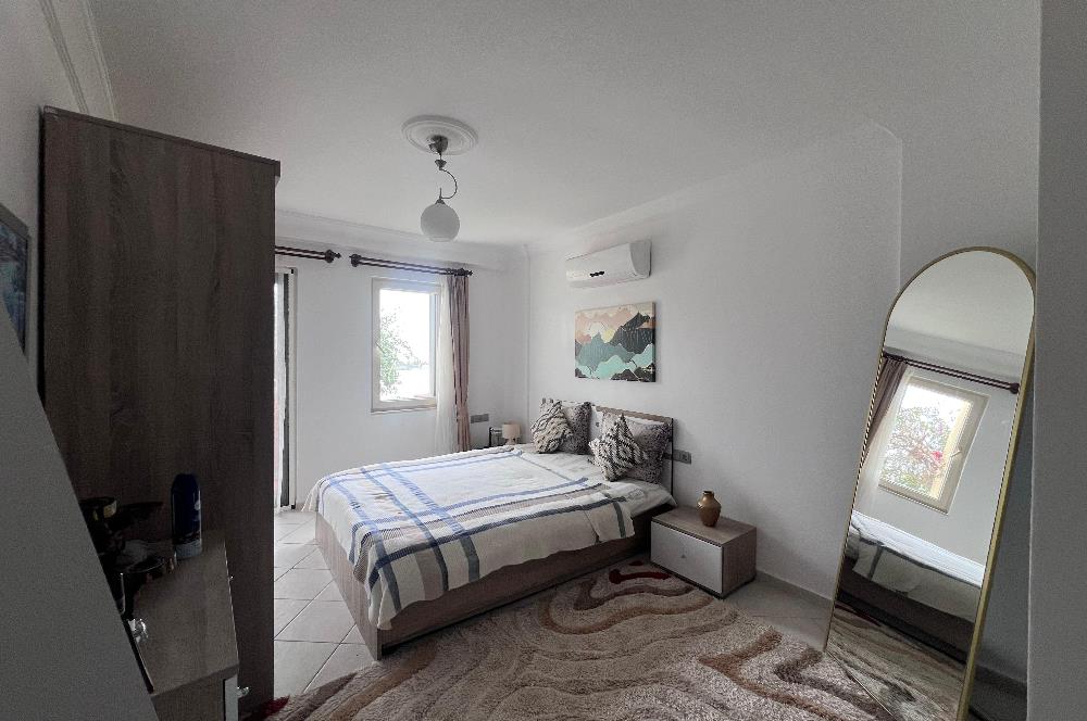 Bodrum Adabükü Turkuaz Sitesinde Eşyalı 2+1 Bahçe Katı Daire