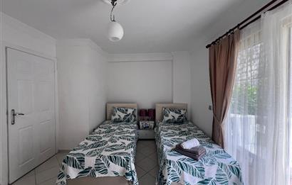 Bodrum Adabükü Turkuaz Sitesinde Eşyalı 2+1 Bahçe Katı Daire