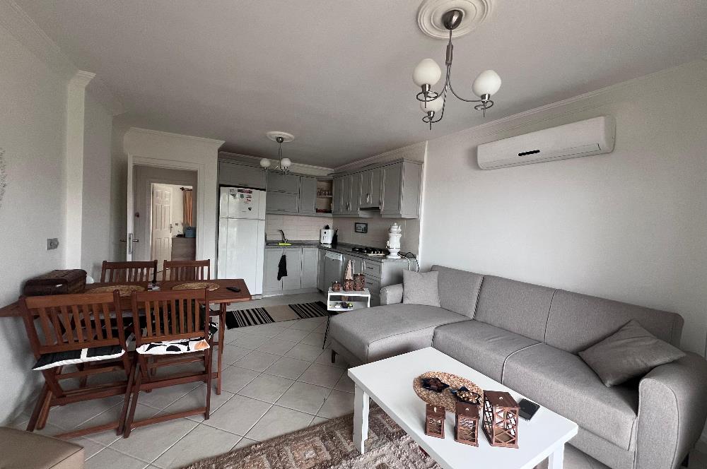 Bodrum Adabükü Turkuaz Sitesinde Eşyalı 2+1 Bahçe Katı Daire