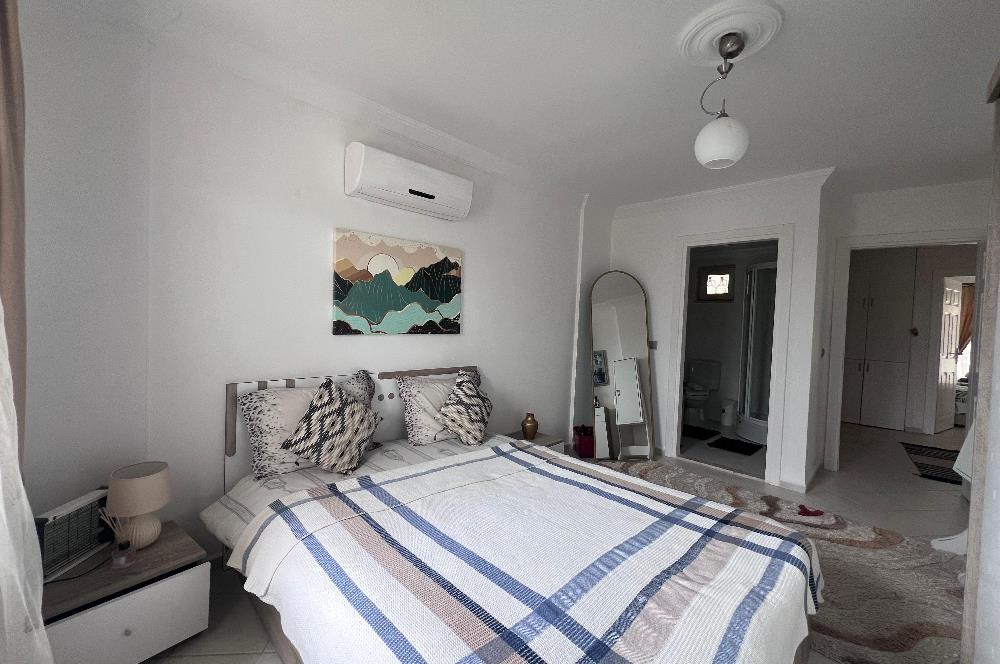 Bodrum Adabükü Turkuaz Sitesinde Eşyalı 2+1 Bahçe Katı Daire