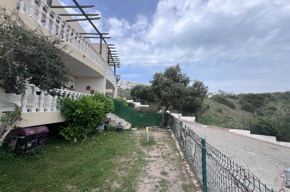 Bodrum Adabükü Turkuaz Sitesinde Eşyalı 2+1 Bahçe Katı Daire