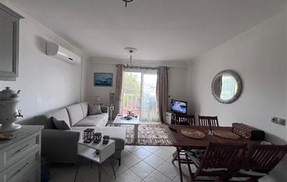 Bodrum Adabükü Turkuaz Sitesinde Eşyalı 2+1 Bahçe Katı Daire
