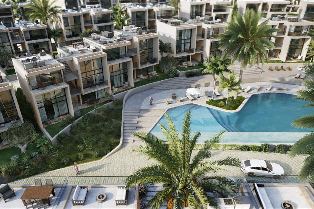 KKTC Girne Esentepe'nin En Lüks Projesinde Site İçerisinde Satılık 2+1 Loft Penthouse Daire
