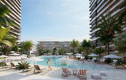 Kıbrıs İskele'nin En İyi Projesi Grand Sapphire Blu'da Ödeme Planlı Satılık 3+1 Penthouse Daire