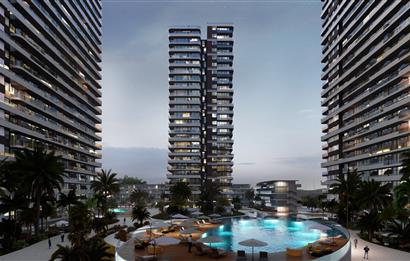 Kıbrıs İskele'nin En İyi Projesi Grand Sapphire Blu'da Ödeme Planlı Satılık 4+1 Penthouse Daire