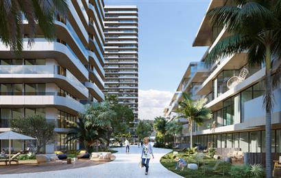 Kıbrıs İskele'nin En İyi Projesi Grand Sapphire Blu'da Ödeme Planlı Satılık 3+1 Penthouse Daire