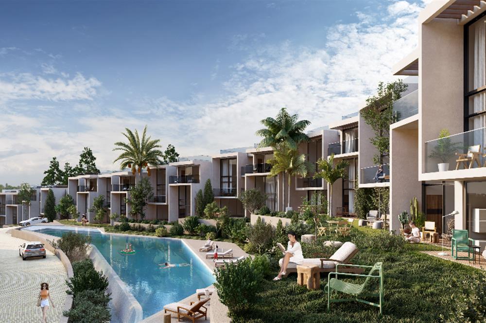 KKTC Girne Esentepe'nin En Lüks Projesinde Site İçerisinde Satılık 2+1 Loft Penthouse Daire