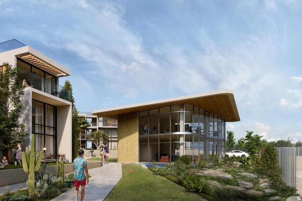 KKTC Girne Esentepe'nin En Lüks Projesinde Site İçerisinde Satılık 2+1 Loft Poolhouse