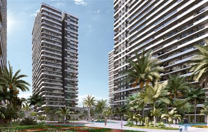 Kıbrıs İskele'nin En İyi Projesi Grand Sapphire Blu'da Ödeme Planlı Satılık 4+1 Penthouse Daire