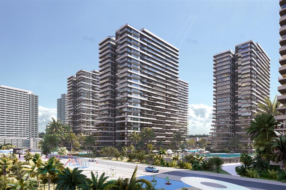 Kıbrıs İskele'nin En İyi Projesi Grand Sapphire Blu'da Ödeme Planlı Satılık 3+1 Penthouse Daire