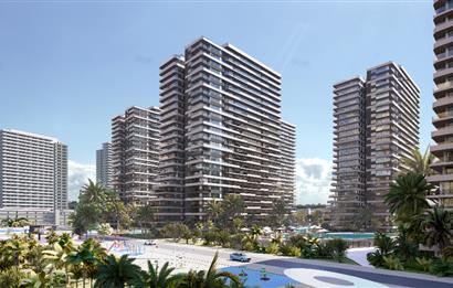 Kıbrıs İskele'nin En İyi Projesi Grand Sapphire Blu'da Ödeme Planlı Satılık 3+1 Penthouse Daire