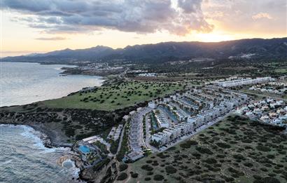 KKTC Girne Esentepe'nin En Lüks Projesinde Site İçerisinde Satılık 2+1 Loft Penthouse Daire