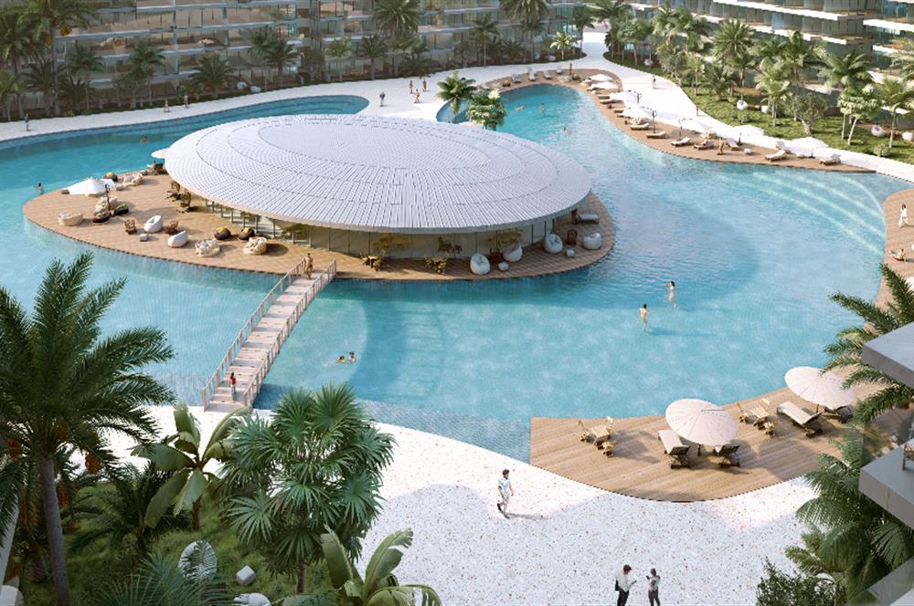 Kıbrıs İskele'nin En İyi Projesi Grand Sapphire Blu'da Ödeme Planlı Satılık 3+1 Penthouse Daire