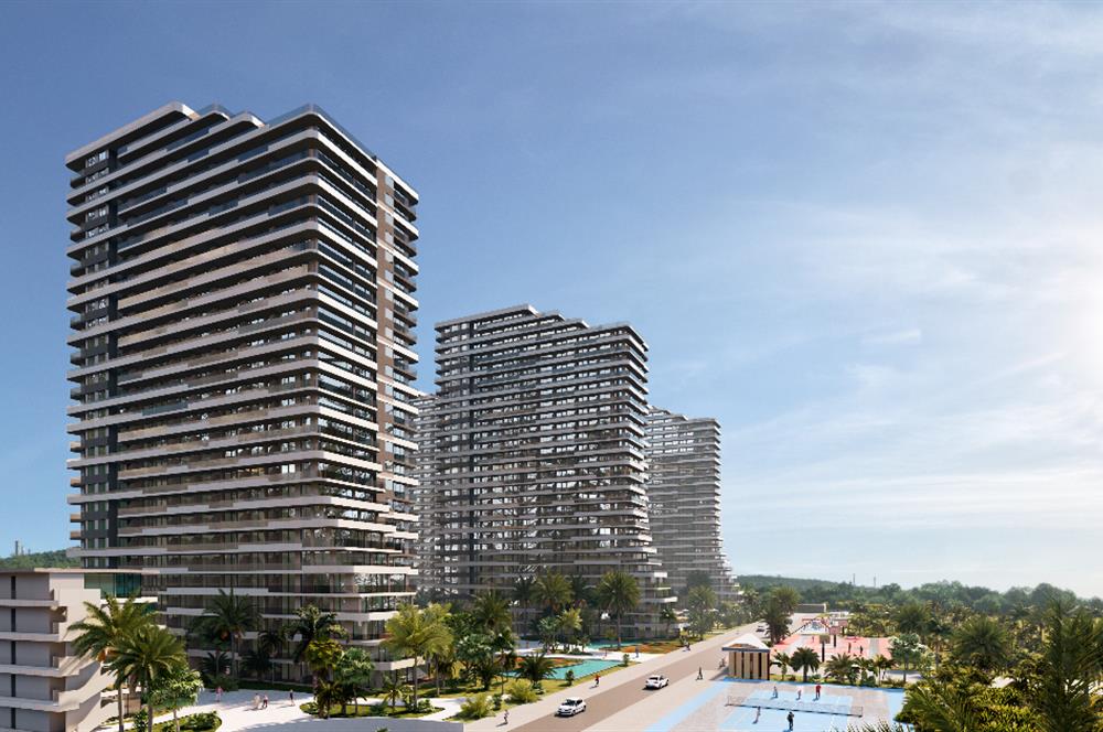 Kıbrıs İskele'nin En İyi Projesi Grand Sapphire Blu'da Ödeme Planlı Satılık 3+1 Penthouse Daire