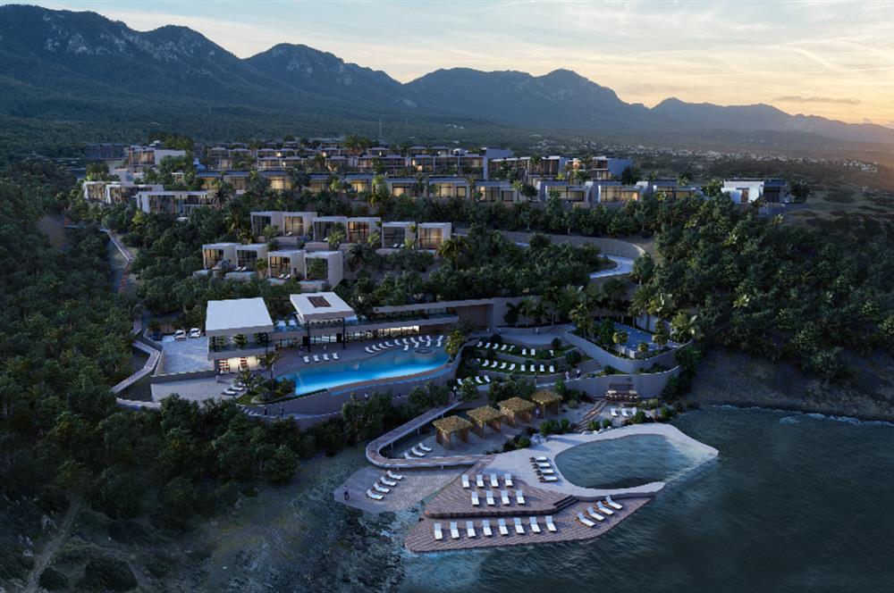 KKTC Girne Esentepe'nin En Lüks Projesinde Site İçerisinde Satılık 1+1 Loft Daire