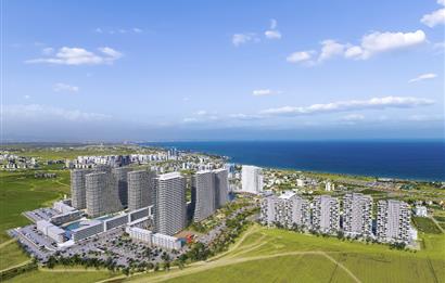 Kıbrıs İskele'nin En İyi Projesi Grand Sapphire Blu'da Ödeme Planlı Satılık 3+1 Penthouse Daire