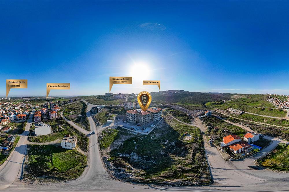 C21 LOCADAN MİNEL LİFE SİTESİ GAZİOSMANPAŞADA SATILIK 2+1 DAİRE