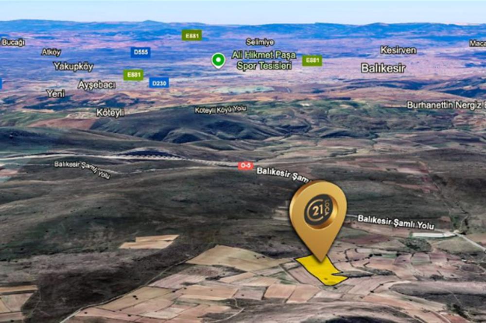 C21 LOCA'DAN BALIKESİR KARABEYLER'DE TARLA 
