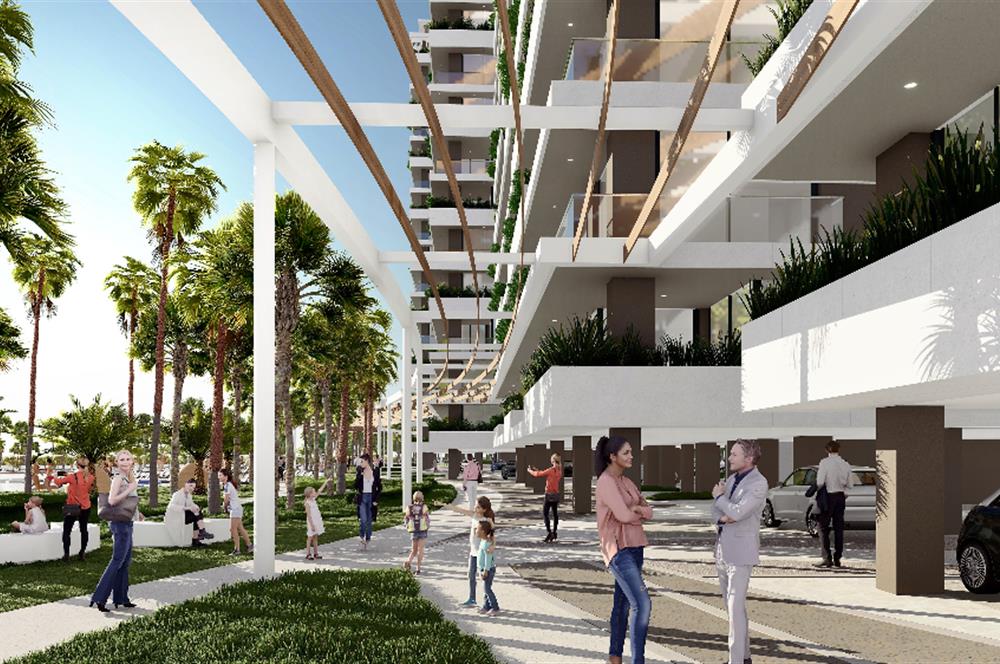 Kıbrıs İskele'nin En Prestijli Projesi F Blokta Satılık Stüdyo Daireler