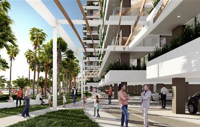 Kıbrıs İskele'nin En Prestijli Projesi F Blokta Satılık Stüdyo Daireler