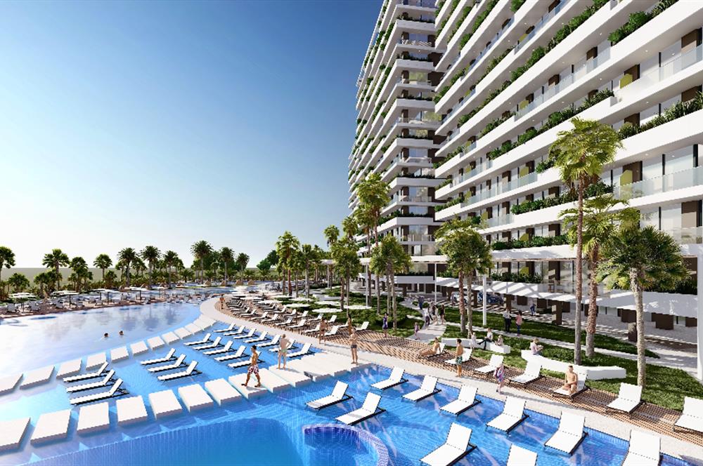 Kıbrıs İskele'nin En Prestijli Projesi F Blokta Satılık 2+1 Penthouse Daireler
