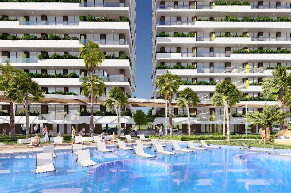 Kıbrıs İskele'nin En Prestijli Projesi F Blokta Satılık 4+1 Penthouse Daireler