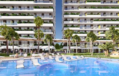 Kıbrıs İskele'nin En Prestijli Projesi F Blokta Satılık Stüdyo Daireler