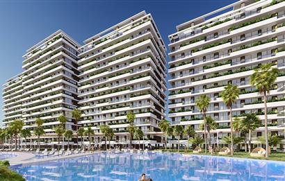 Kıbrıs İskele'nin En Prestijli Projesi F Blokta Satılık 2+1 Penthouse Daireler