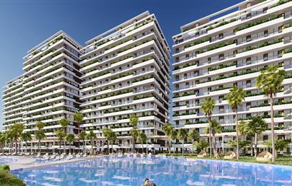 Kıbrıs İskele'nin En Prestijli Projesi F Blokta Satılık 3+1 Penthouse Daireler