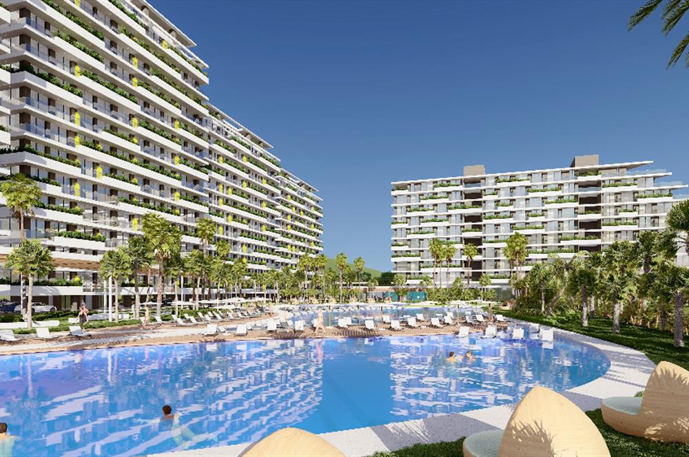 Kıbrıs İskele'nin En Prestijli Projesi F Blokta Satılık 2+1 Penthouse Daireler