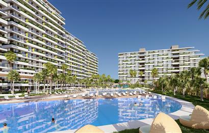 Kıbrıs İskele'nin En Prestijli Projesi F Blokta Satılık 4+1 Penthouse Daireler