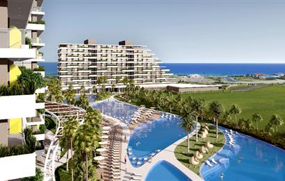 Kıbrıs İskele'nin En Prestijli Projesi F Blokta Satılık 2+1 Penthouse Daireler