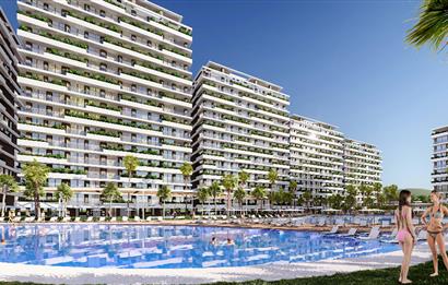 Kıbrıs İskele'nin En Prestijli Projesi F Blokta Satılık 2+1 Penthouse Daireler