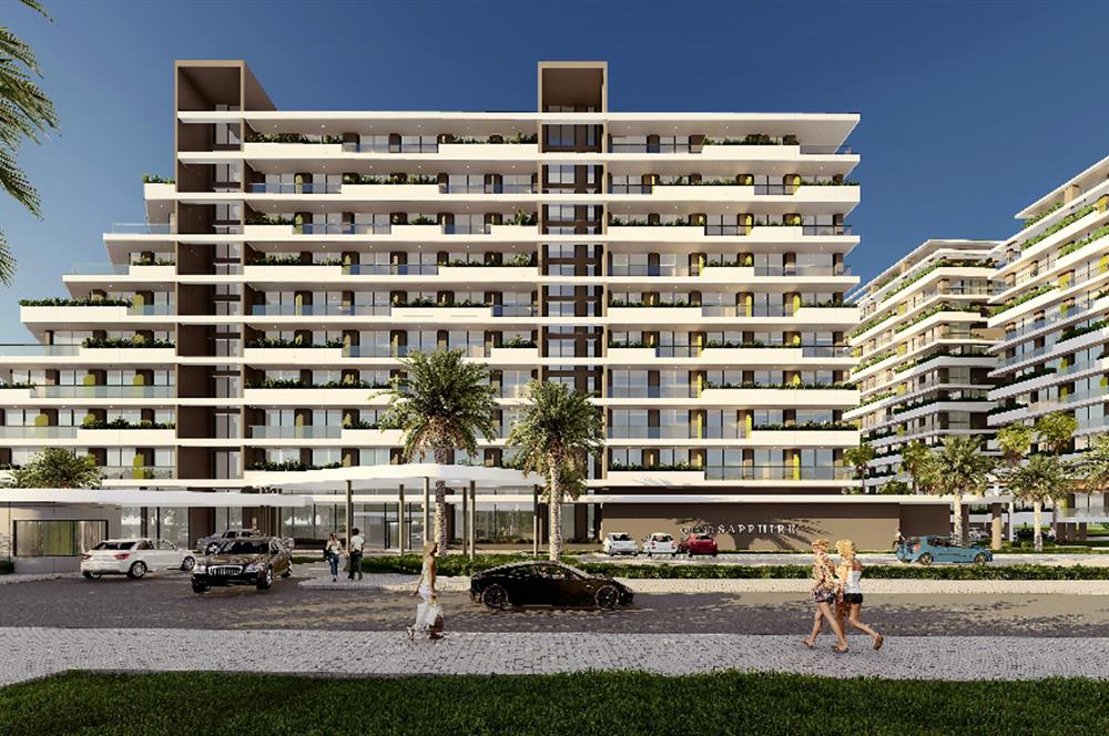 Kıbrıs İskele'nin En Prestijli Projesi F Blokta Satılık 4+1 Penthouse Daireler