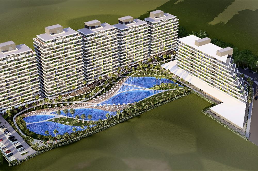 Kıbrıs İskele'nin En Prestijli Projesi F Blokta Satılık 2+1 Penthouse Daireler