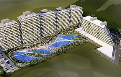 Kıbrıs İskele'nin En Prestijli Projesi F Blokta Satılık 2+1 Penthouse Daireler