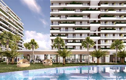 Kıbrıs İskele'nin En Prestijli Projesi F Blokta Satılık 1+1 Daireler