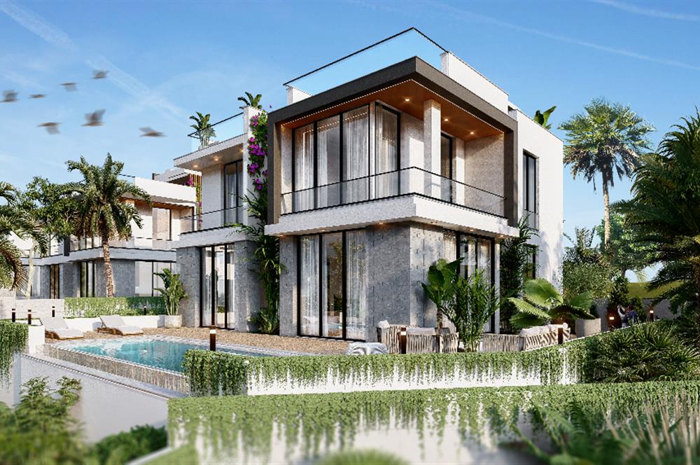 Kıbrıs GİRNE EDREMİT'TE Özel Fiyatlı Ultra Lüks Satılık 6+1 Villalar