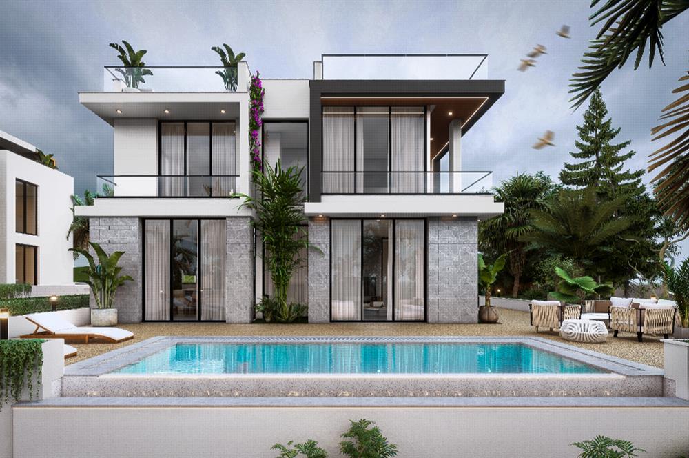 Kıbrıs GİRNE EDREMİT'TE Özel Fiyatlı Ultra Lüks Satılık 6+1 Villalar
