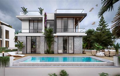 Kıbrıs GİRNE EDREMİT'TE Özel Fiyatlı Ultra Lüks Satılık 6+1 Villalar