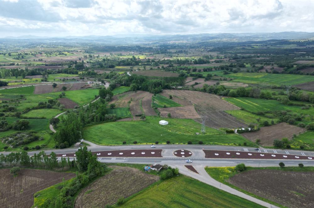 CENTURY 21 BAL'DAN EDREMİT ASFALTINA CEPHE SATILIK TARLA 