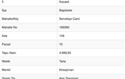 CENTURY21 PROJECT TEN SERVETİYE CAMİİ DE DENİZ MANZARALI TARLA