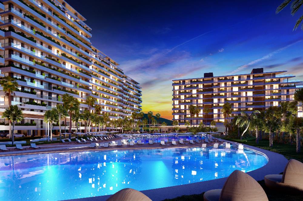 Kıbrıs İskele'nin En Prestijli Projesi F Blokta Satılık 4+1 Penthouse Daireler