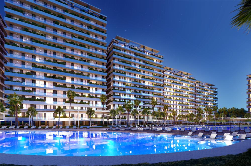 Kıbrıs İskele'nin En Prestijli Projesi F Blokta Satılık 3+1 Penthouse Daireler